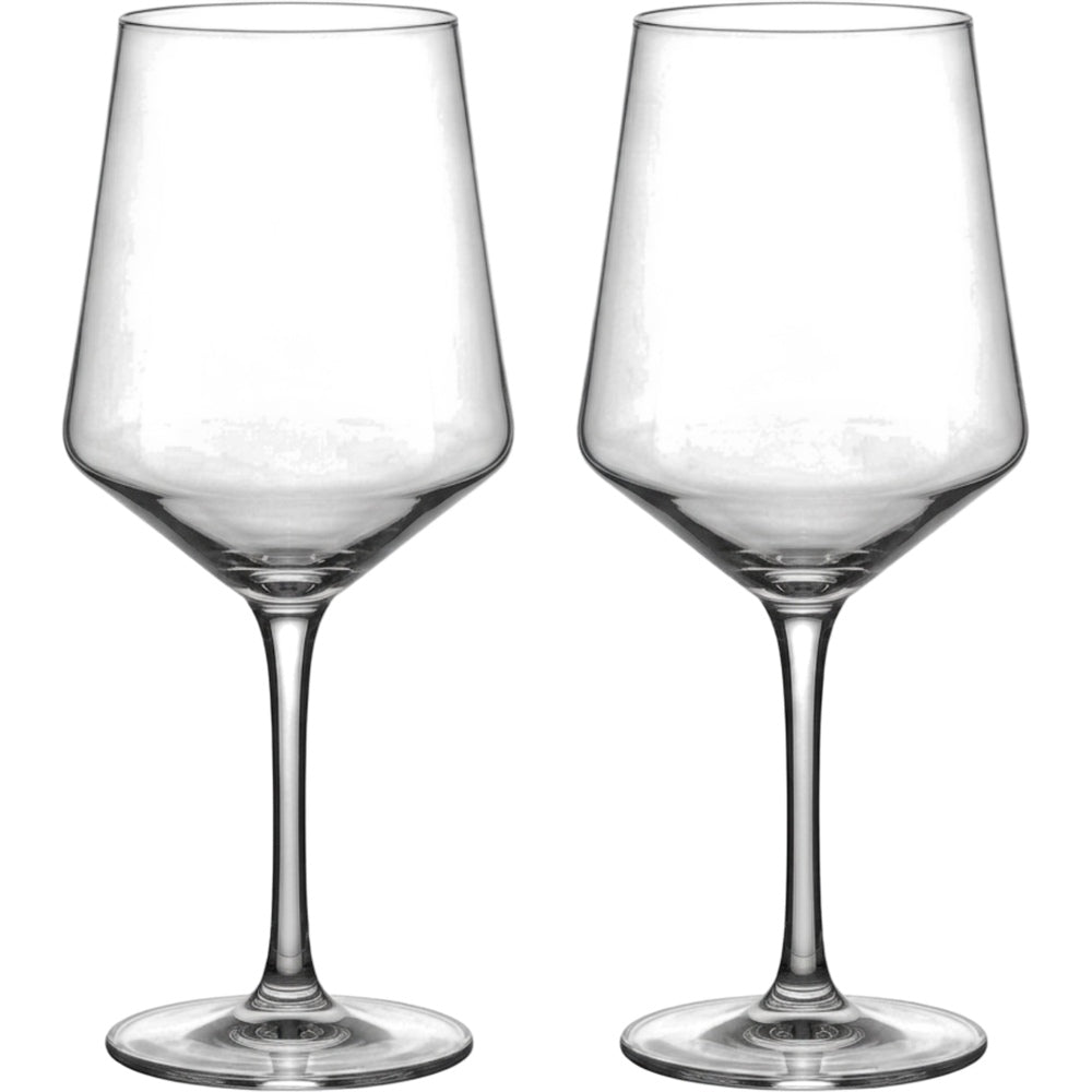 Jokva Angular Crystalline Red Wine Glasses 18 oz Clear Set of 2 - Product view
