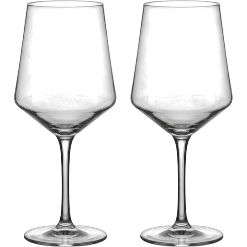 Jokva Angular Crystalline Red Wine Glasses 18 oz Clear Set of 2 - Product view