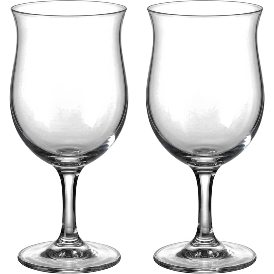 Jokva Petite Curved Crystalline Red Wine Glasses 12 oz Clear Set of 2