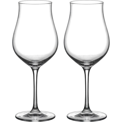 Jokva Tulip Crystalline Red Wine Glasses 15 oz Clear Set of 2 - Product view