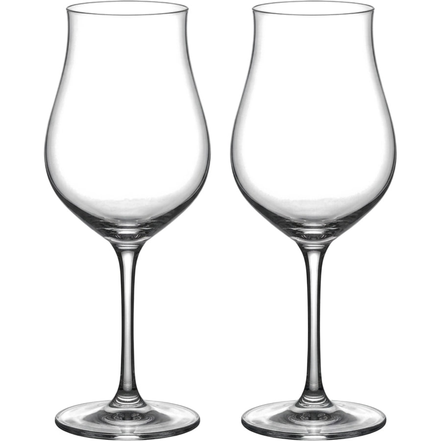 Jokva Tulip Crystalline Red Wine Glasses 15 oz Clear Set of 2